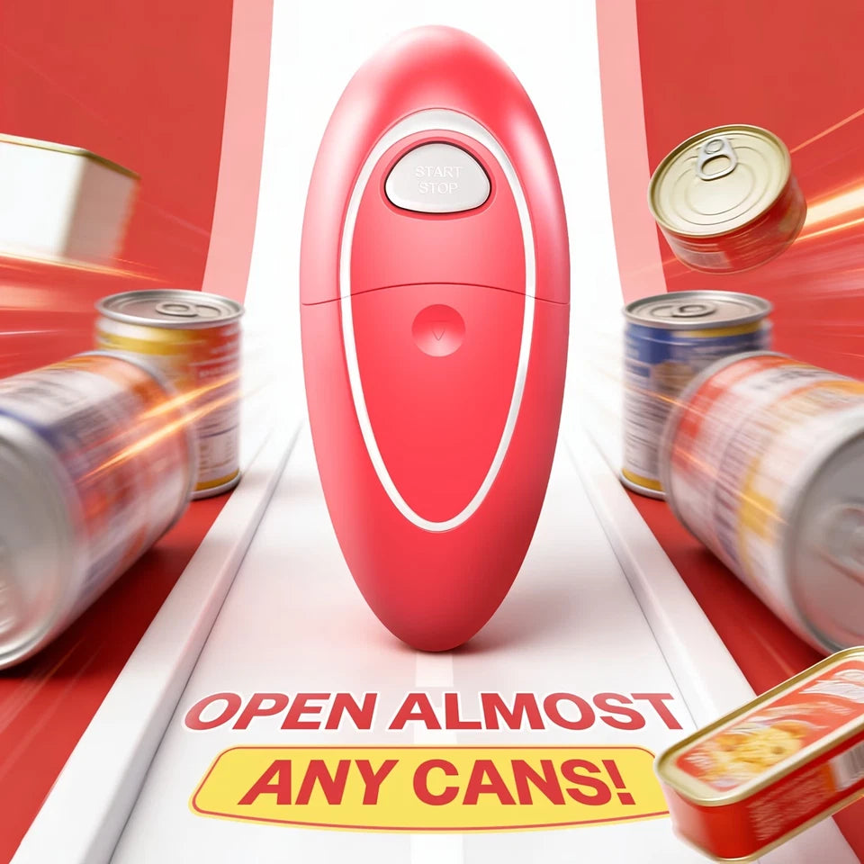 Electric Can Opener Battery Operated Smooth Edge Automatic Kitchen Tool