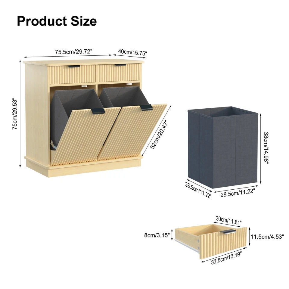 Tilt Out Trash Cabinet Double Tilt Out Laundry Hamper Cabinet Hidden with Basket