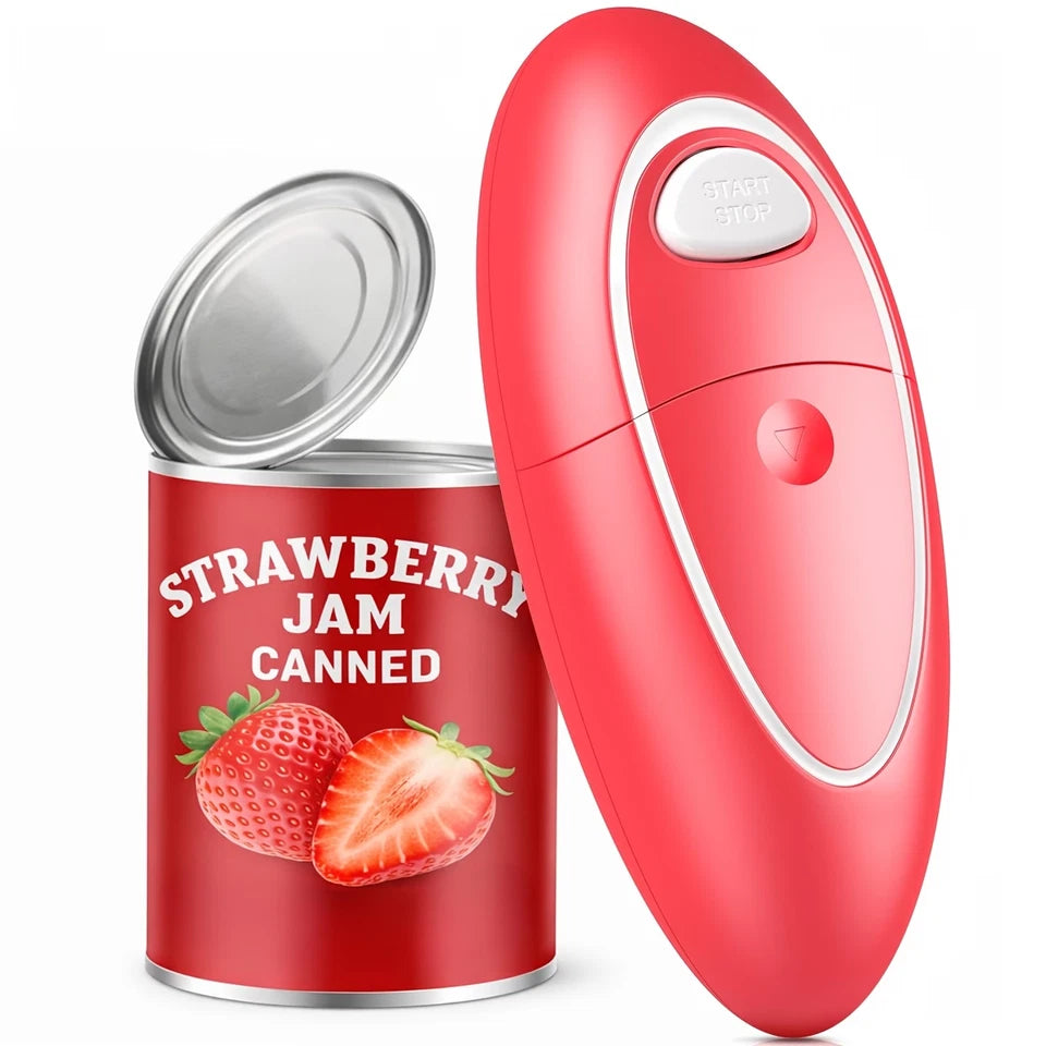 Electric Can Opener Battery Operated Smooth Edge Automatic Kitchen Tool